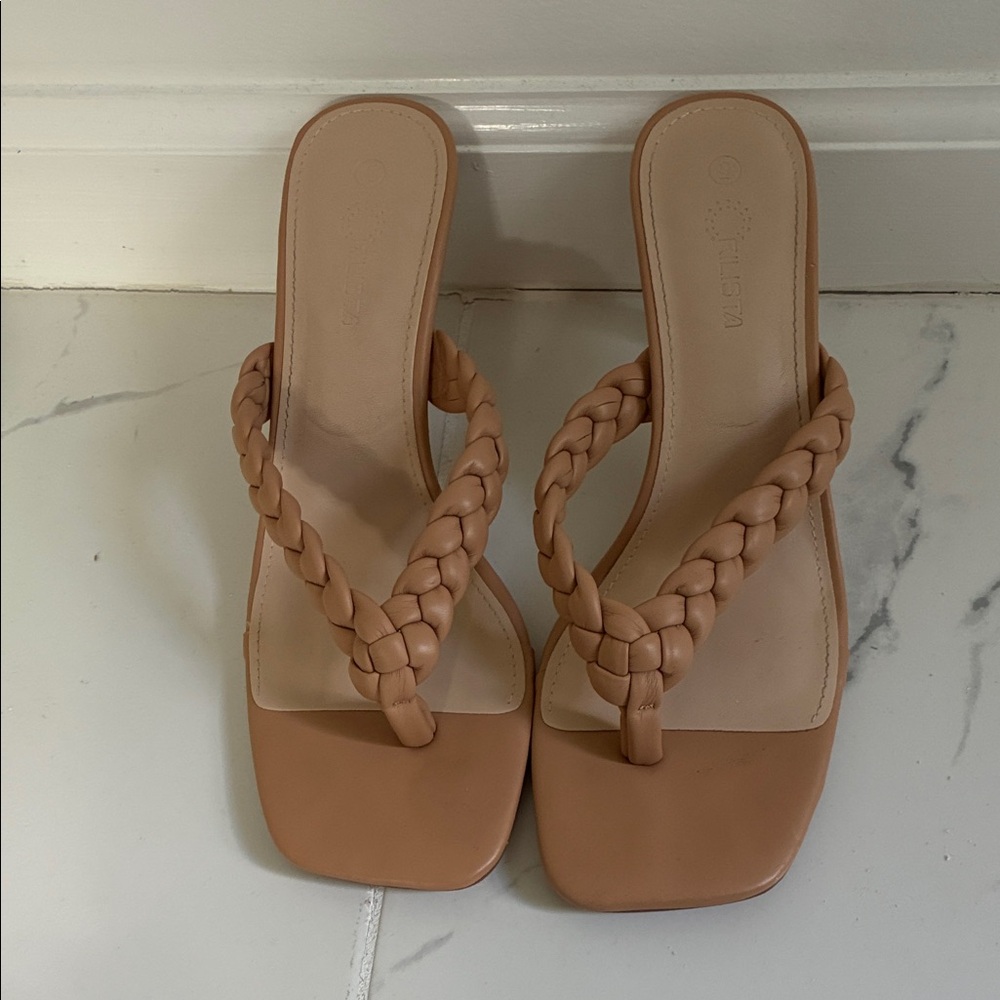 Rilista Braided Heeled Sandals